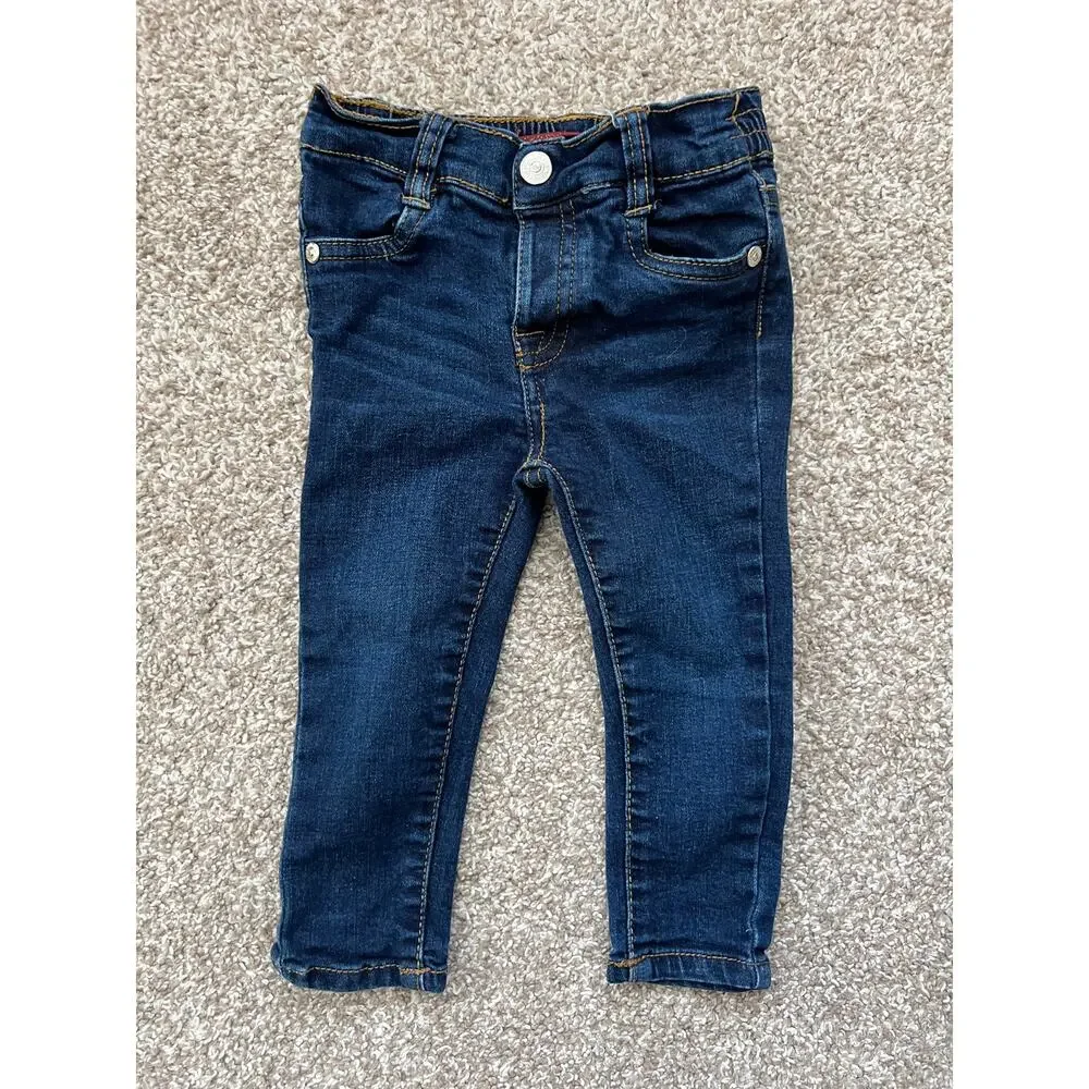 7 For All‎ Mankind Toddler Skinny Jeans Dark Wash Denim 18M